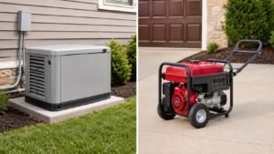 Standby generator versus portable generator maintenance comparison