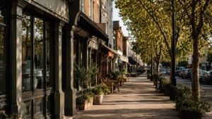 West End Lane in West Hampstead near Hampstead Heath, the area where the Dua Lipa house is located